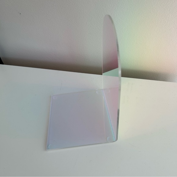 Rainbow Iridescent Acrylic Bookend - Picture 4 of 7